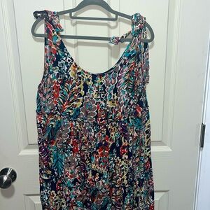 Jodifl Maxi Tiered Floral Dress Relaxed Size Medium